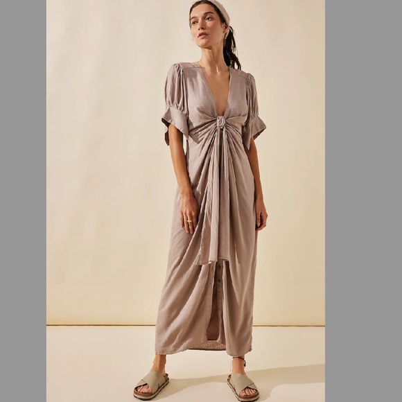 NWT Free People Vintage Summer Midi Dress - Picture 3 of 4